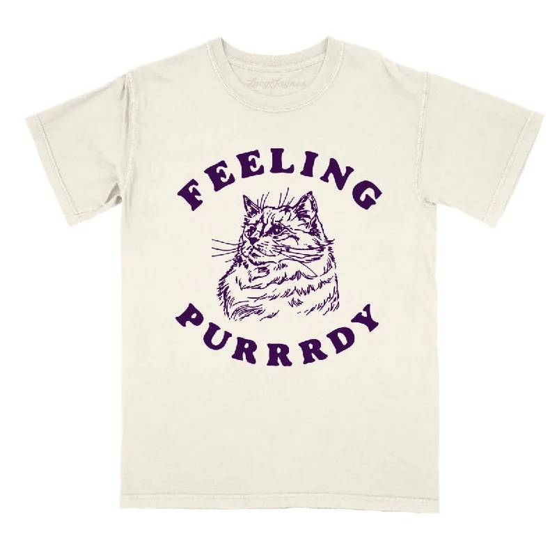 Feeling Purrrdy Comfort Colors Tee