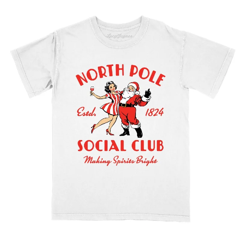 North Pole Social Club - Comfort Colors Tee