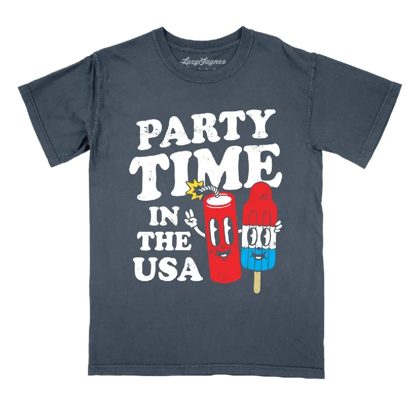 Party Time In The USA Comfort Colors Tee