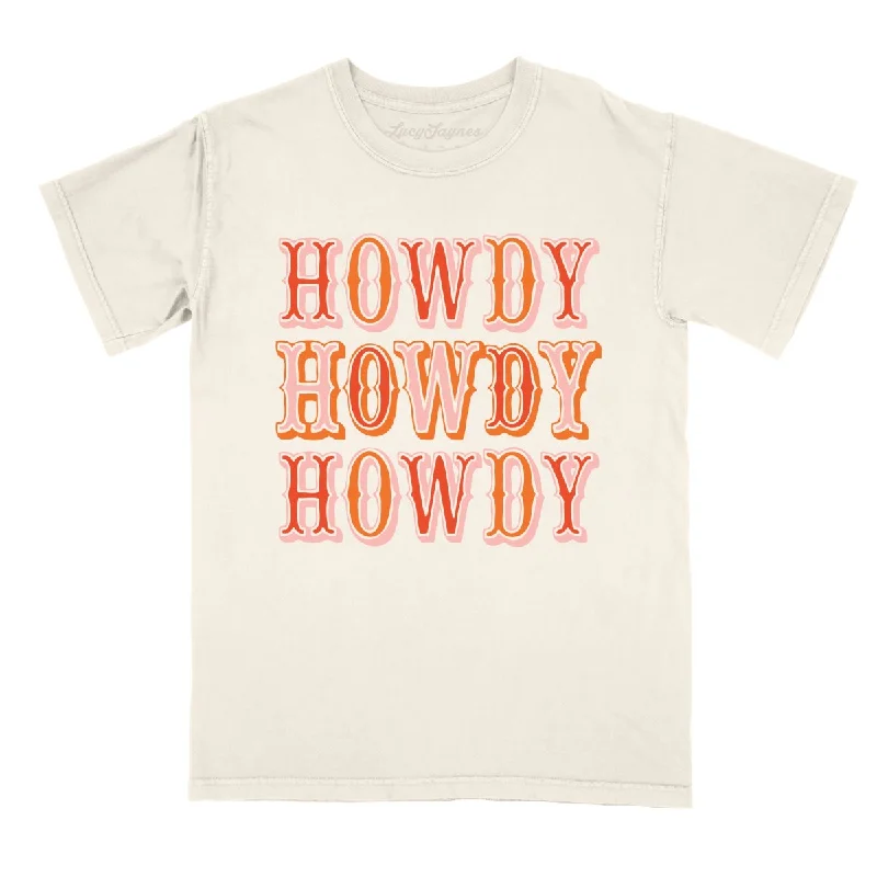 Retro Howdy Comfort Colors Tee