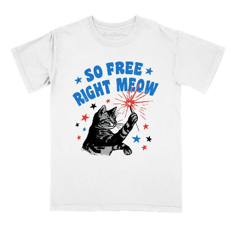 So Free Right Meow Comfort Colors Tee