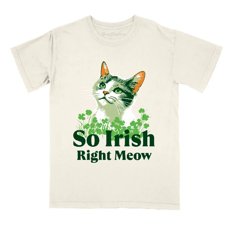 So Irish Right Meow Comfort Colors Tee