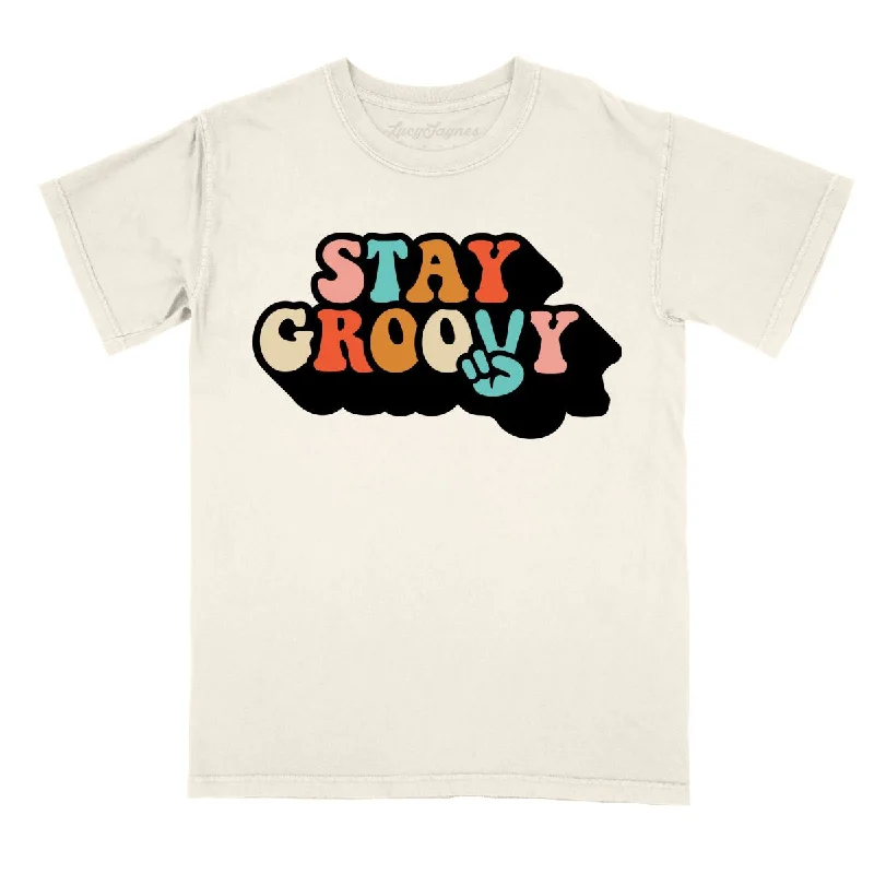 Stay Groovy Comfort Colors Tee