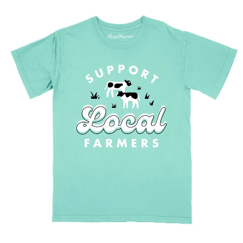 Support Local Farmers Comfort Colors Tee