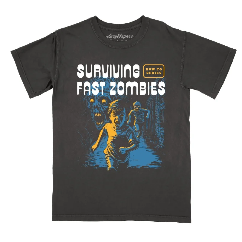 Surviving Fast Zombies Comfort Colors Tee