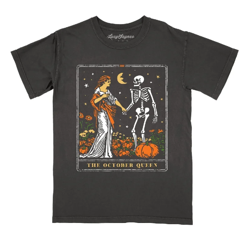 The October Queen Tarot Card Comfort Colors Tee