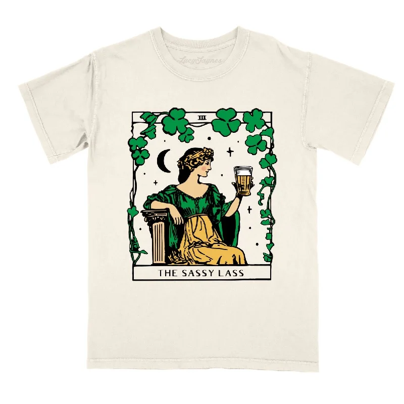 The Sassy Lass Tarot Card Comfort Colors Tee