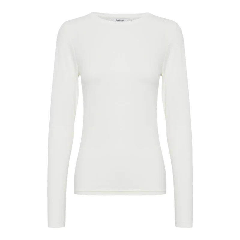 B Young Pamila Long Sleeve T-Shirt Off White