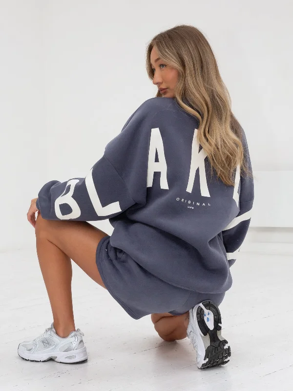 Isabel Oversized Sweater - Blue