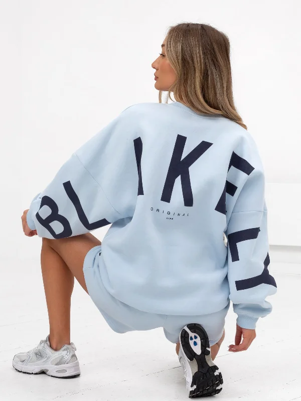 Isabel Oversized Sweater - Powder Blue