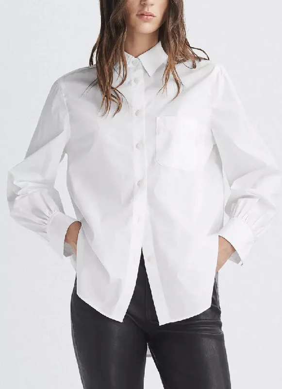 Maxine Cotton Poplin Button-Down Shirt