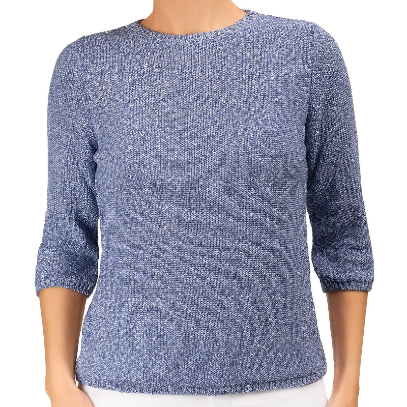 Pailletami Pullover in French Blue