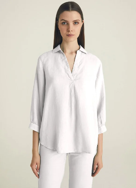 Popover Linen Shirt