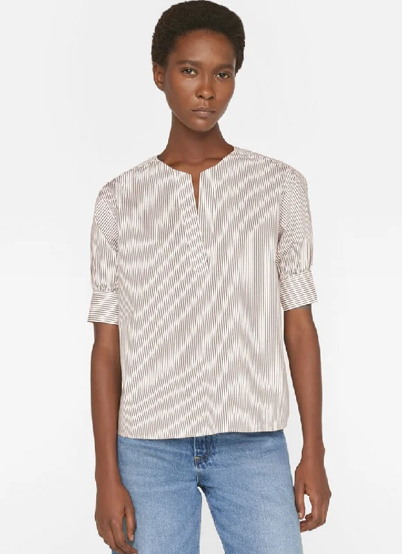 V-Neck Popover Top