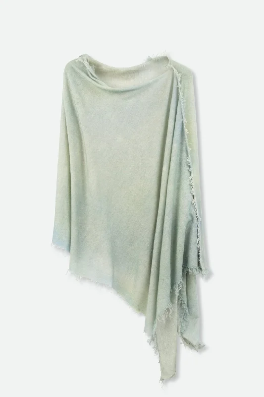 VARA IN HAND-DYED CASHMERE SEA GREEN