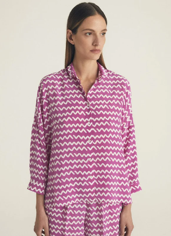 Wave Print Shirt