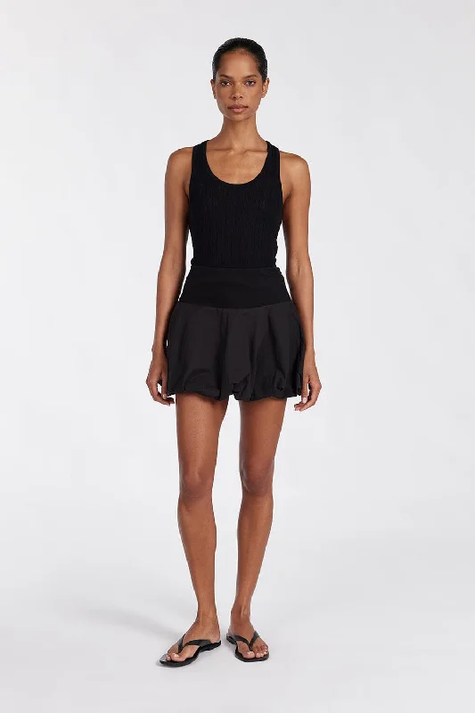 RUEBEN BLACK MINI SKIRT